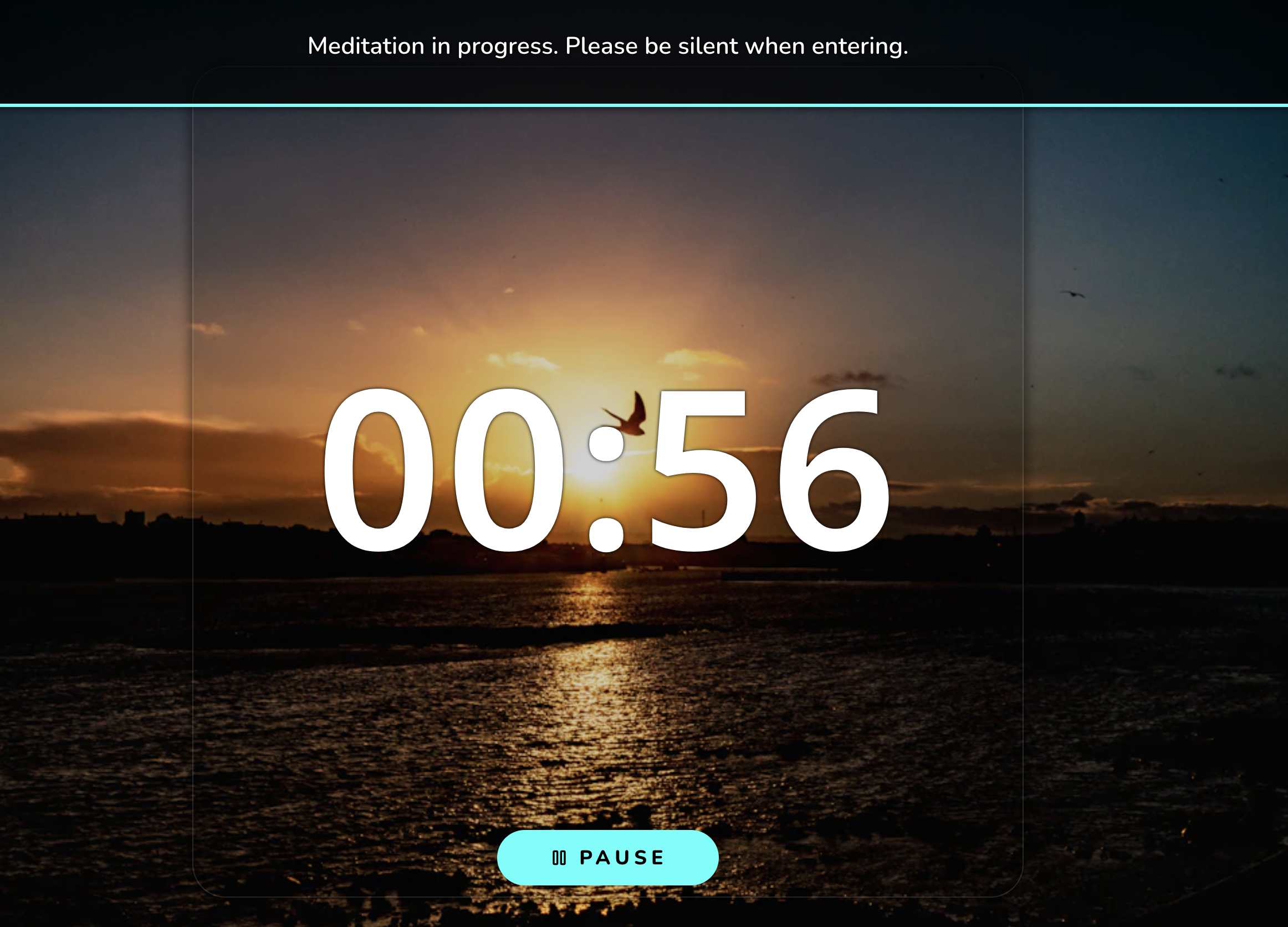 Meditation Timer Online Screenshot