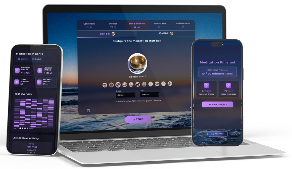 Meditation Timer Online The Ultimate Free Meditation Timer For The Web